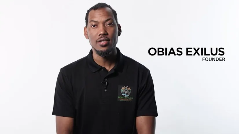 Obias Exilus, founder of House of Hope